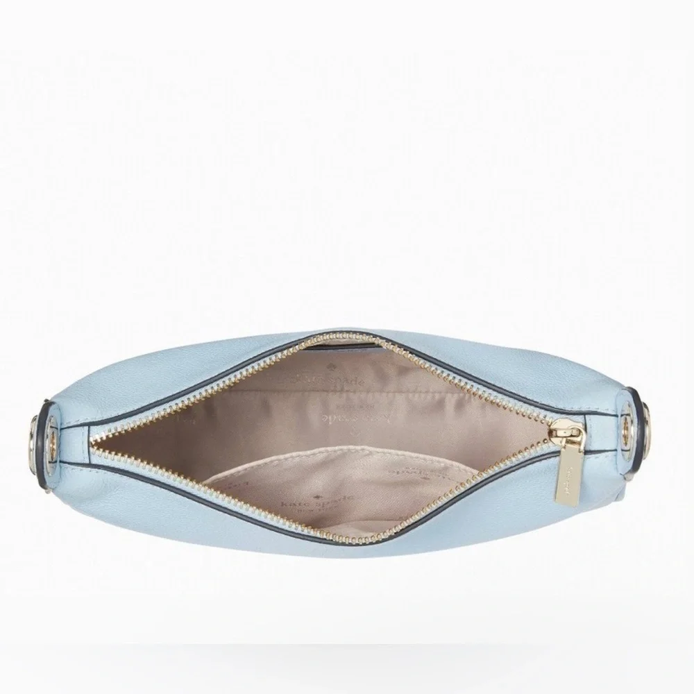 Kate Spade NWT Rosie Small Pebbled Leather Crossbody - Celeste Blue